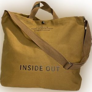 Fashion Canvas Crossbody Bag for Women, Crossover Purse / Cotton Shoulder Bag